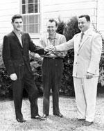 Hank with Harlan Howard and Hal Smith