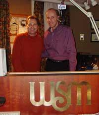Steve with Eddie Stubbs at WSM