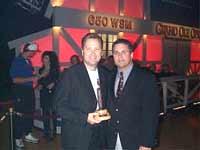 Steve with Grand Ole Opry manager Pete Fisher 