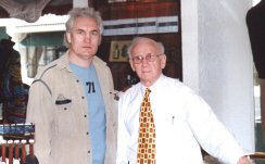 Graham with Bernard Lansky