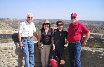 Ann & Jim Anderson with Marlene & Graham - Palo Duro Canyon