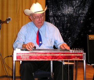 Herb Remington on stage at Snyder Western Swing Festival 2007