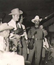 fiddle player Johnny Gimble with Bob Wills